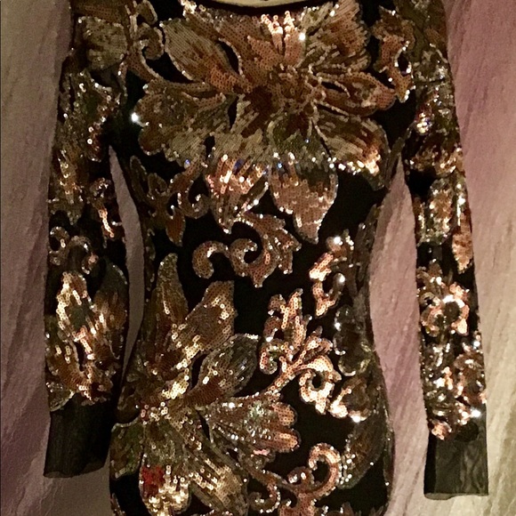 Alexia Admor Sequined Sheath Cocktail Dress - Picture 1 of 8